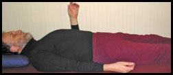 Lying Meditation Arm Up
